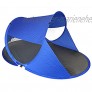Wohaga Strandmuschel 'Gladstone' Pop up UV-Schutz 50+ 200x120x90cm Blau Sonnenschutz Windschutz