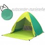 WTOKL Strandzelt Sonnenschutz UV Cabana Shelter Zelte Automatische Einrichtung Camping Strandschirm Zelt für UV Sonnenschutz für 3-4 Personen