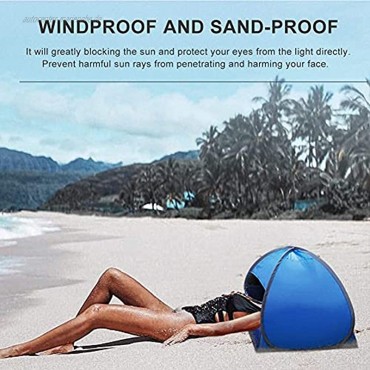 Ydshyth Pop Up Strandmuschel UV-Schutz 50+ Automatisches Strandzelt für drinnen Instant Pet Sun Shade Canopy mit Telefonständer für Strand,Camping,Garten