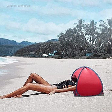 YJYQ Pop Up Strandmuschel Sonnenschutz UV-Schutz Sun Shelter Strandzelt für Outdoor Picknick Strand Camping Angeln