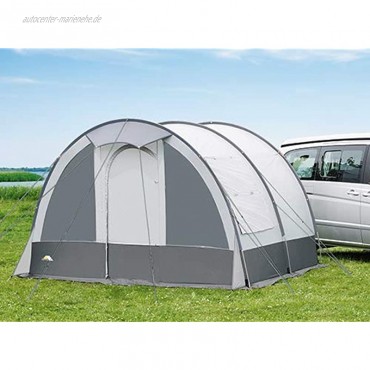 dwt Buszelt Rodeo II 340x240 cm grau Reisezelt Mobilzelt Tunnelzelt Camping Outdoor freistehend Wohnwagenvorzelt