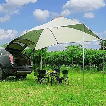 JZTOL Autozelt Camper Bus-Markise Outdoor Camping Side Shed Sunscreen Regensicheres Auto Selbstfahrendes Zelt Für Strand SUV Campingplatz Im Freien Autozeltabdeckung