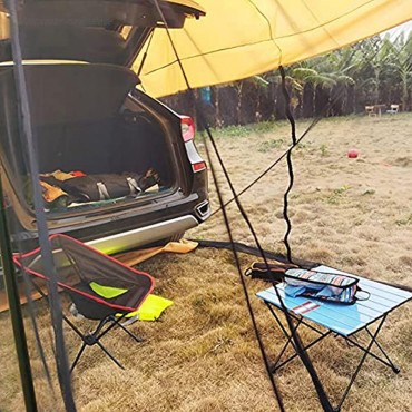 PERFECTHA Auto Markise Sonnensegel Wasserdich Oxford Camping Vorzelte Vordach Auto Heckzelt Auto Seite Konto Zelte Verschleißfestes Anti-UV Zeltplanen Heckzelt Für Wohnwagen Auto Für Camping Active