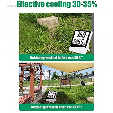 Xooz Rechteckige Schatten Segel 85% UV-Schutz Vordach Markise Im Freien Sonne Mesh Shade Sonnenschutz Und Atmungsaktiv Für Patio Veranda Schwimmbad Schutz Pflanzen Blumen,3x5 m