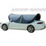 Yajun Auto Sonnenschirm Regenschirm Zelt Anti-UV Schutz Werkzeuge Dachzelt Auto 3,45 * 2,75 M Winddichte Carport Überdachung für SUV
