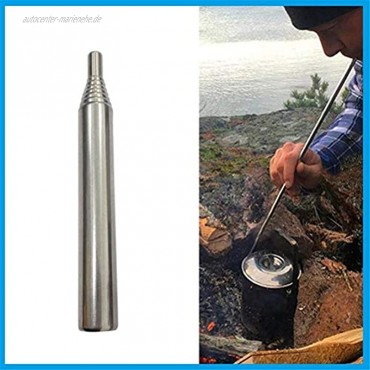 Faltbarer Feuer Schlagrohr Blasrohr Feuerwerkzeug für Outdoor Survival Gadgets Camping Grill Werkzeug für Lichtgebrauch im Freien