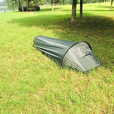 adfafw Campingzelt Ultraleicht Bivvy Tasche Zelt Kompakte Einzelperson Backpacking Bivy Zelt wasserdichte Schlafsackabdeckung Bivvy Sack für Überleben im Freien Outdoor-Aktivitäten Sturdy