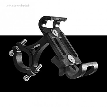 Liadance 1pc Fahrradmontage Cradle-Telefon-Halter-Standplatz Aluminiumlegierung Universalklemme Für Fahrrad schwarz