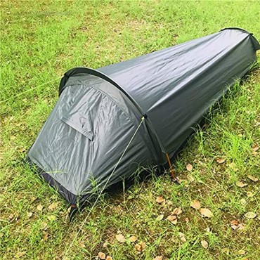 XKMY Perfekt für Camping ultraleichtes Zelt Rucksackreisen Zelt Outdoor Camping Schlafsack Zelt leicht Einzelperson Bivvy-Tasche Farbe: Set 1 Armeegrün