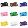 Ganzoo Klickverschluss aus Kunststoff im Farb-Mix Set 5 8'' Klippverschluss Steckschließer Steckverschluss für Paracord-Armbänder Hunde-Halsbänder Rucksack