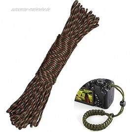 LUKASOHY Nylon-Seil 30 m 100 ft Nylonschnur 4 mm 9 Kernstränge Seil für Outdoor Allzweck Zelt Armbänder Hundeleine