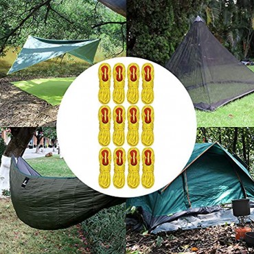 MAGARROW Guy Line Reflektierendes Zeltseil 4mm mit Abspannern für Campingwandern