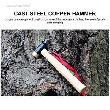 duoying Camping Hammer Multifunktions-Camping Hammer Aluminium Zelthammer Camping Hammer Stahl Hammer für Zeltheringe Outdoor & Indoor