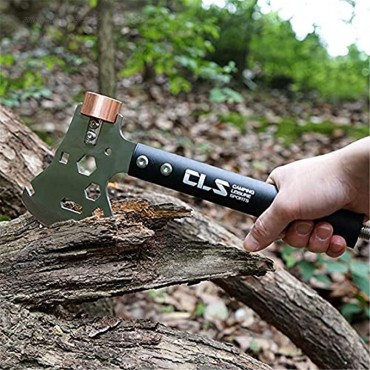 Geranium Multitool Tragbare Notfall Escape Ax Hammer Ergonomisches Design Metallbau Holz Inlay Griff Outdoor Camping Hammer