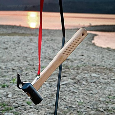 XIAOXIA Outdoor Camping Zelt Zubehör Gusseisen Zelthammer Zelt Hammer Zelt Nagel Hammer Werkzeug Hammer Notfall Survival Hammer