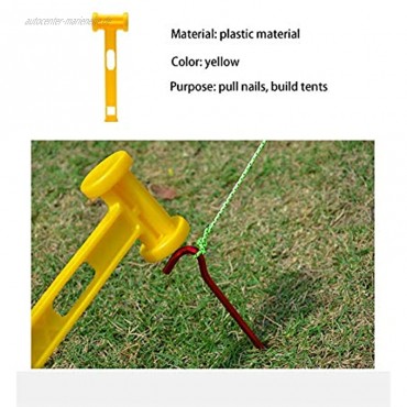 ZHIZI Handwerkzeuge Multifunktionale tragbare Kunststoff Hammer Outdoor-Camping-Zelt-Pull-Nagel-Hammer Werkzeug Hammer verwendet for Montage und Demontage zum Installieren Erdnägel Während Campin