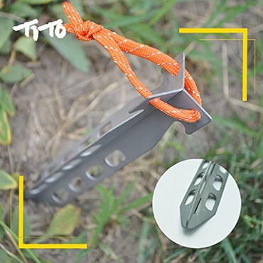 EINWEG Tito Titan Dreikant Zelt Heringe Zeltheringe Nail Pegs für Outdoor Camping mit Hohe Festigkeit und Ultralight