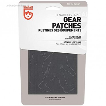 GEAR AID Tenacious Tape Gear Patches für Jacke Zelt und Oberbekleidung Outdoor 7,6 x 50,8 cm 10895