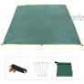 Azarxis Wassedichte Zeltplane Tarp für Hängematte Leicht und Kompakt Sonnenschutz für Outdoor Camping Grün S 150 x 200 cm