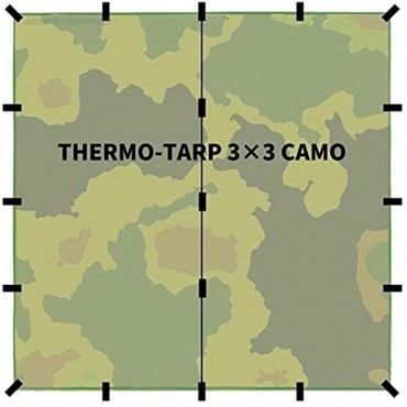 Bushmen Thermo Tarp 3 x 3 Meter Camouflage Regendach Isomatte