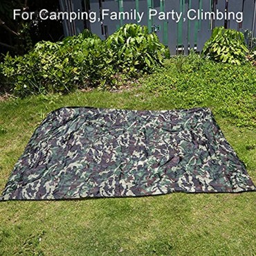 Keenso wasserdichte Camping Shelter Zeltplane Camouflage Outdoor Portable Leichte Regenfeste Matte RainTent