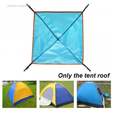 MVPACKEEY Anti-UV-Zeltplane wasserdicht für Picknick Vorzelt Outdoor Camping blau