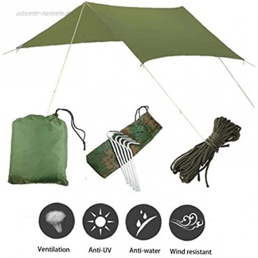 Naisicatar Hammock Regen Fly wasserdichte Zelt Tarp Uv-Schutz Und Wasserdicht Leicht Für Camping Backpacking Und Outdoor Adventure