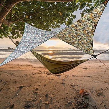 PERFECTHA Campingplanen Anti-UV Zeltplane Tarp für Hängematte Sonnenschutz Camping Zelt Tarp 210D Ultraleicht Tent Tarp Regenschutz Outdoor Plane Camping-Plane mit Tragbare für Camping Everyday