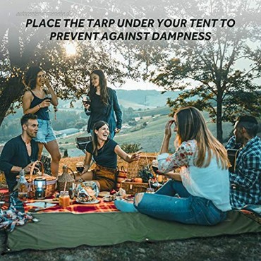 Terra Hiker Campingplane wasserdichte Picknickmatte multifunktionale Zeltfläche mit Kordelzug Tragetasche für Picknick Wandern