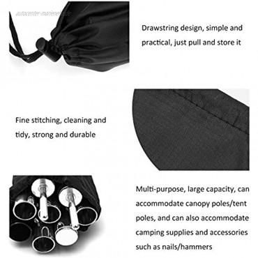 Alomejor Aufbewahrungstasche für Zeltstangen 2 Stück Multifunktionale Tragbare Tasche für Zelt Canopy Pole