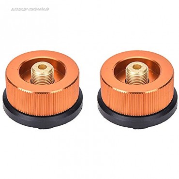 FASTROHY 2 PCS Camping Burner Cartridge Gas Fuel Canister Stove Cans Tank Adapter Converter