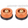 FASTROHY 2 PCS Camping Burner Cartridge Gas Fuel Canister Stove Cans Tank Adapter Converter