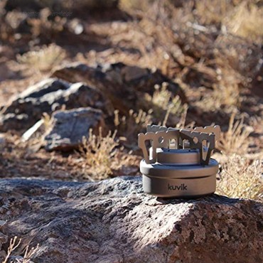 Kuvik Titan-Alkoholkocher – Ultraleichter und kompakter Herd für Rucksackreisen Camping und Survival
