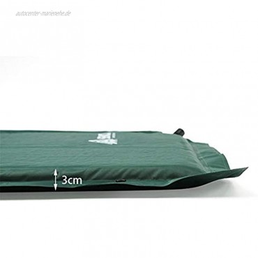 KUYUC Isomatte Camping Luftmatratze Selbstaufblasbare Ultraleichte wasserdichte Camping Matratze Schlafmatte mit Kissen für Outdoor Backpacking Wandern Color : Green