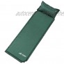 KUYUC Isomatte Camping Luftmatratze Selbstaufblasbare Ultraleichte wasserdichte Camping Matratze Schlafmatte mit Kissen für Outdoor Backpacking Wandern Color : Green