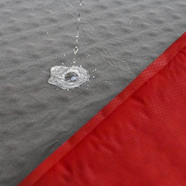 outdoorer selbstaufblasbare Isomatte Trek Bed 3 in Rot Camping- und Trekking-Isomatte selbstaufblasend 5 cm hoch leicht und kleines Packmaß