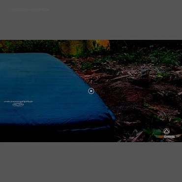 outdoorer Trek Bed 2 in Grün Ultraleicht-Isomatte selbstaufblasend 5 cm dick kleines Mini-Packmaß faltbar ideale selbstaufblasbare Trekking Isomatte und Campingmatte