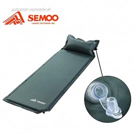 Semoo Selbstaufblasbare Luftmatratze Ultraleichte Campingmatratze Partnerschlafsack Isomatte Sleeping Pad für Camping Reise Outdoor Wandern Strand