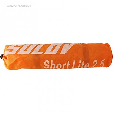 SULOV Selbstaufblasbare Isomatte Lite Orange 122 x 51 x 2.5 cm