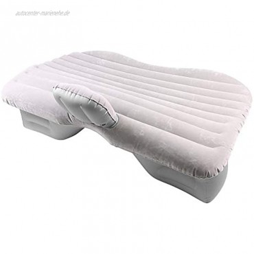 Dancal Auto Luftmatratze Auto aufblasbare Bett Rücksitz Matratze Luftmatratze für Ruhe Schlaf Reisen CampingSilver Gray