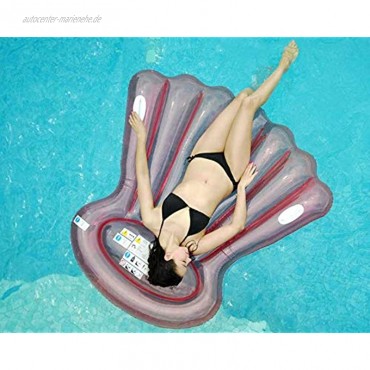 Jilong Jumbo Shell XXL Poolmatratze Muschel Luftmatratze aufblasbare Wasserliege 147x147x20 cm