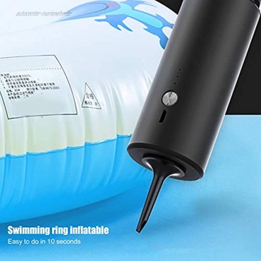 Alvinlite USB wiederaufladbare Luftpumpe Drahtlose elektrische Luftpumpe für den Außenbereich Tragbarer Inflator Schwimmring Aufblasbare Pumpe
