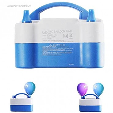 Elektrische Luftballonpumpe Tragbare Inflator Dual-düse Globos Maschine Luftballongebläse