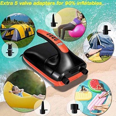 Nicejoy Auto-luftpumpe Elektrische Luftpumpe Elektrische Inflator-paddel-plattenpumpe Sup-Kayak-luftpumpe Hochdruck Für Aufblasbare Sup-Boot