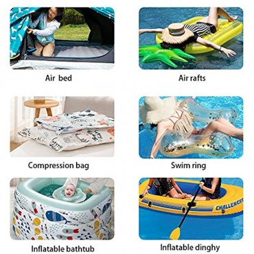 Suntapower Tragbare elektrische Luftpumpe zum Aufblasen und Absaugen von Luft für Schwimmmatten Schwimmringe Luftmatratzen Luftmatratzen Yogabälle