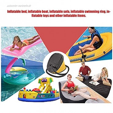 Blasebalg Fußpumpe Tragbare Luftpumpe für aufblasbaren Poolschlauch Luftmatratze Bettschwimmer Strandball Wasserschwimmer
