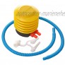 F Fityle Tragbare Fuß Pumpe Blasebalg für Bade-Ball Schwimm-Ring Luftmatratze Schlauch 4 Zoll
