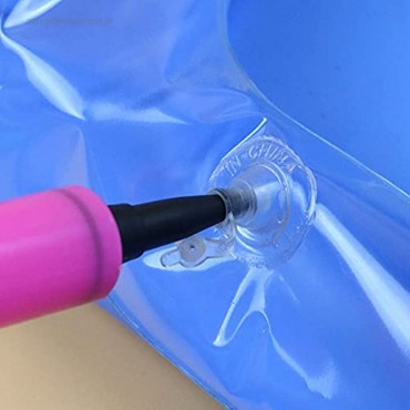 Meiyan Manuelle Luftpumpe Mini-Handpumpe für Ballon aufblasbares Bett Boot Matratze Schwimmring 16,5 x 2,4 cm zufällige Farbe