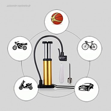 Tragbar Huafeng bewegliche Fahrrad-Pumpe Aluminiumlegierung MTB Mountainbike Inflator Leichte Fuß Radfahren Basketball Fußball Spielzeug Reifen Luftpumpe bicycl