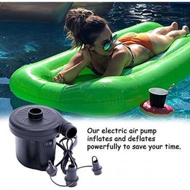 ZHIYA Elektrische Luftpumpe für Schlauchboote Wiederaufladbare Luftpumpe Schwimmring Camping Schlauchboote Snow Tube Regular